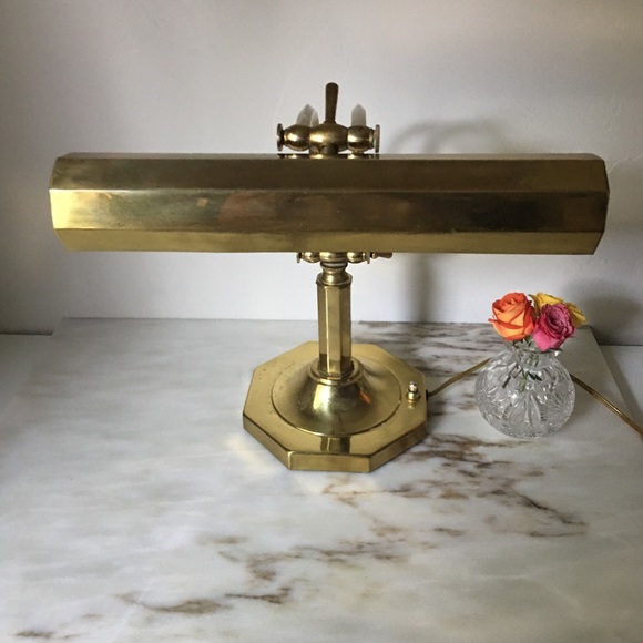 vintage piano lamp